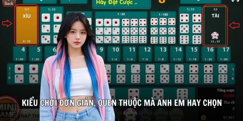 Kiểu chơi đơn giản, quen thuộc mà anh em hay chọn